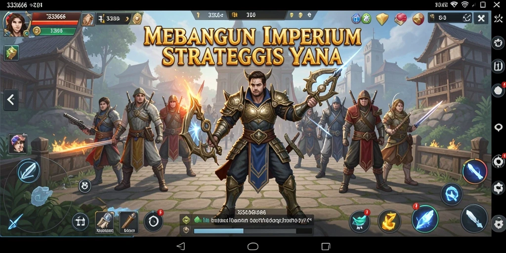 Tampilan gameplay SLG yang menarik dan dinamis dalam 333666.