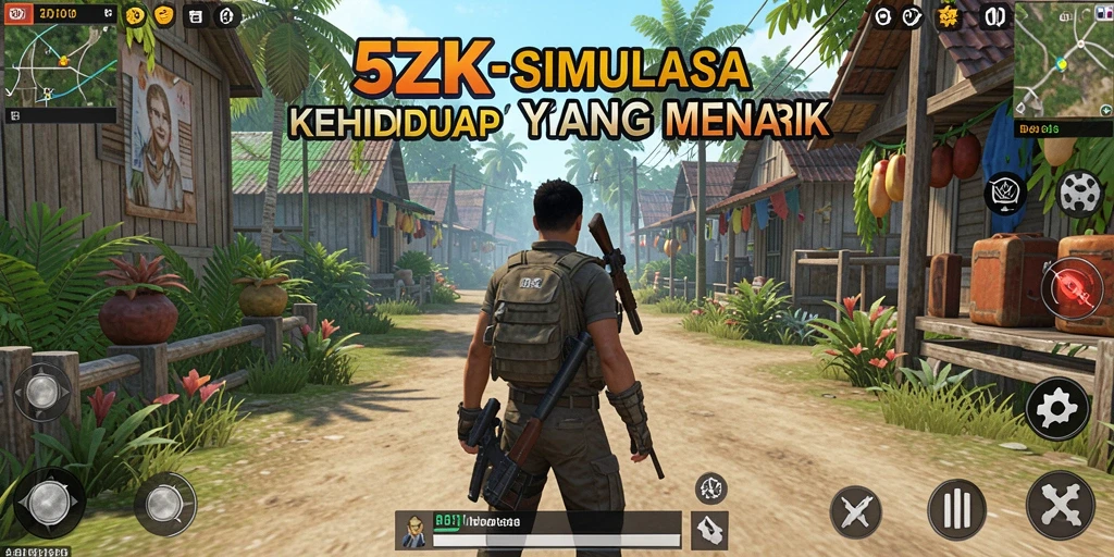 Tangkapan layar menampilkan gameplay yang seru dan interaktif di 5ZK.