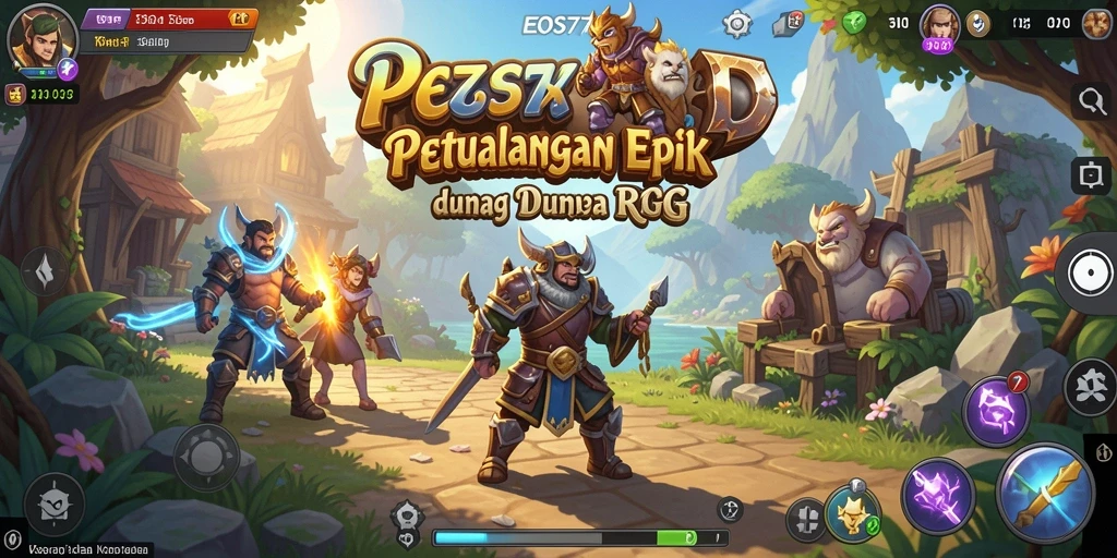 Tampilan gameplay EOS77 yang mendebarkan dan interaktif.