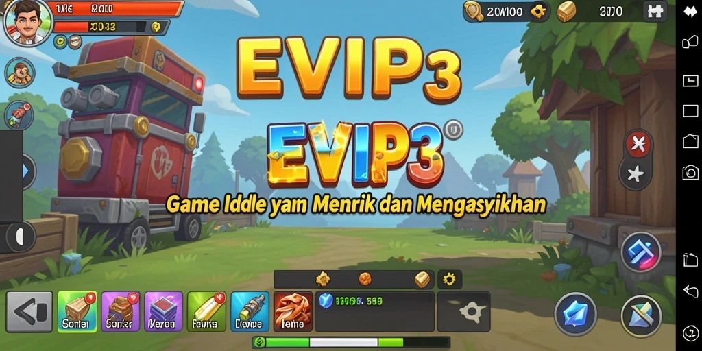 Tampilan gameplay <strong>EVIP3</strong> yang menarik dan memikat.