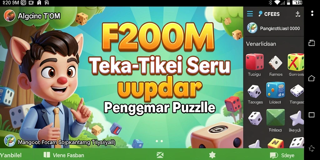 Tampilan gameplay F200M yang menarik dan penuh tantangan.