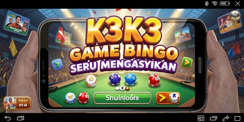 Gameplay seru K3K3 saat bermain Bingo dengan teman-teman.