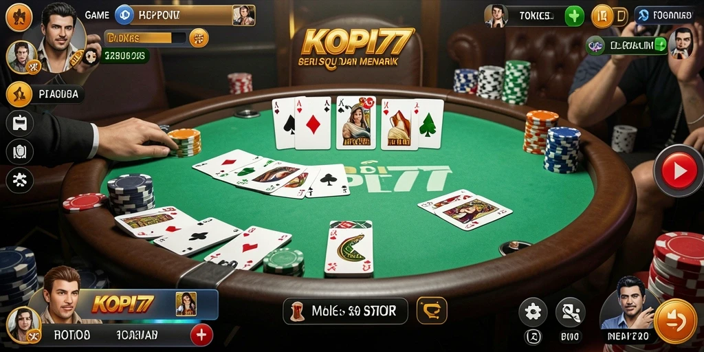 Tampilan gameplay KOPI77 yang seru dan mendebarkan.