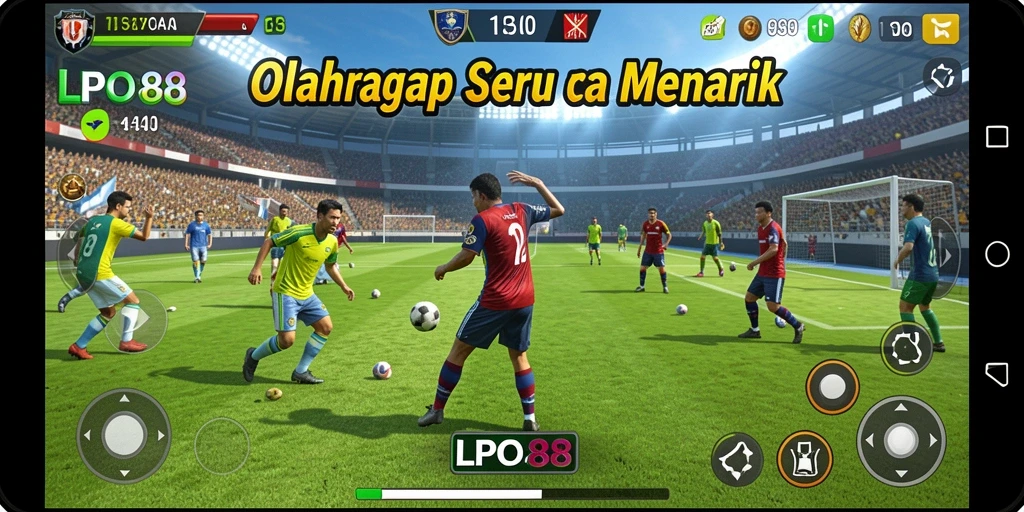 Tangkapan layar LPO88 menampilkan aksi seru dalam permainan olahraga.