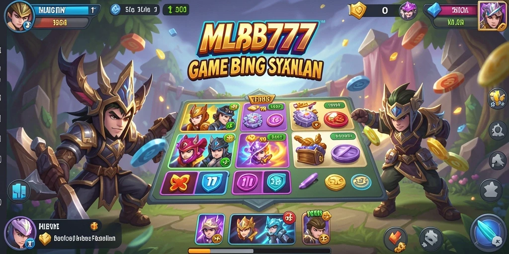 Tampilan menarik dari gameplay Bingo di MLBB777