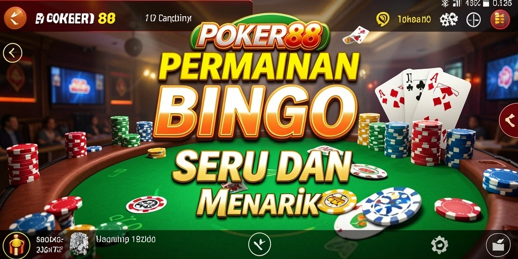 Screenshot menampilkan gameplay seru dari POKER88 Bingo.