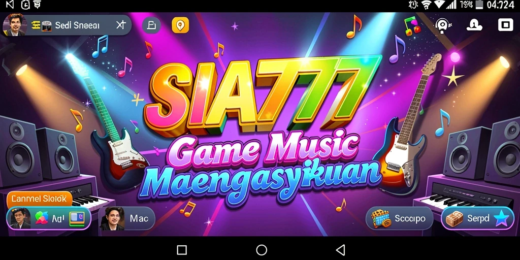 Tampilan gameplay SIA777 yang mengasyikkan selagi bermain musik.