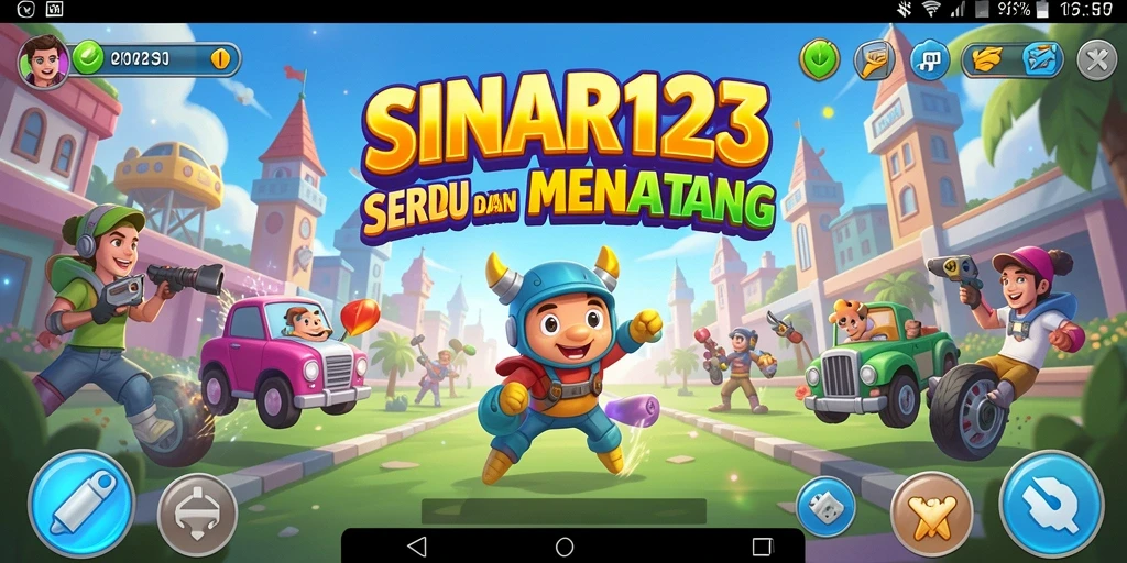 Tampilan gameplay menarik dari SINAR123 dengan level memukau.