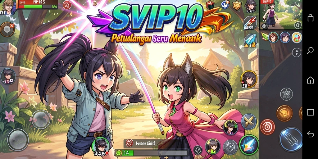 Gameplay <strong>SVIP10</strong> yang menakjubkan dengan karakter anime favorit.