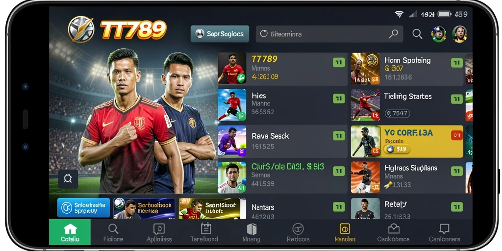 Tampilan menarik dari gameplay Sportsbook di TT789.