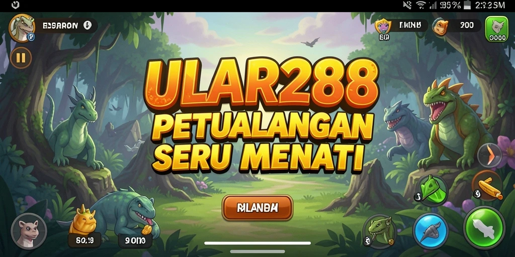 Screenshot ULAR288 menunjukkan momen mendebarkan dalam petualangan.
