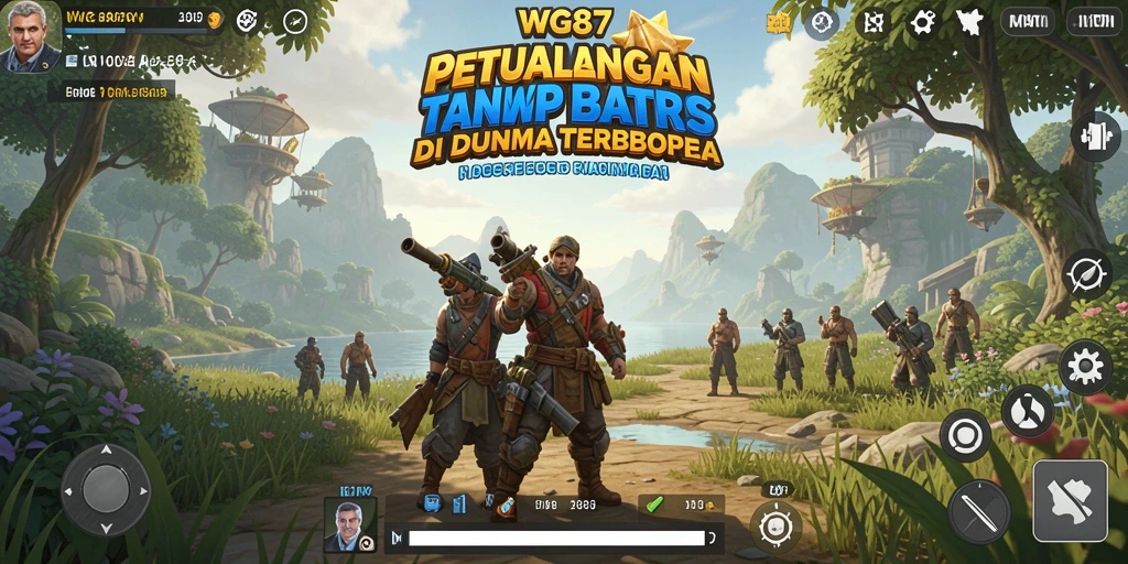 Screenshot utama WG87 menampilkan gameplay seru di dunia terbuka.
