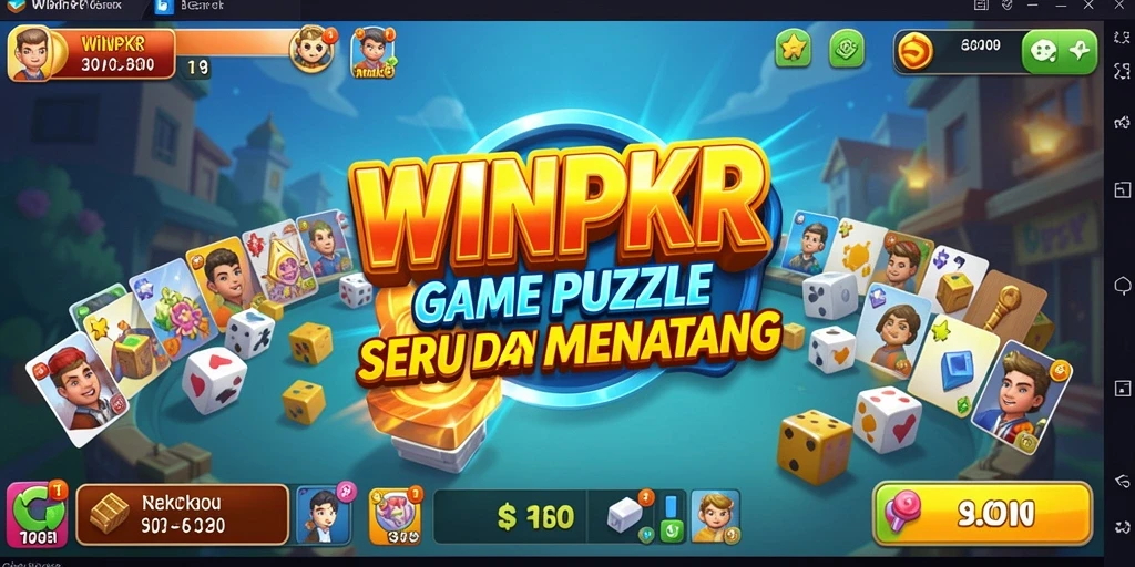 Tampilan gameplay yang menarik dalam game Puzzle WINPKR.